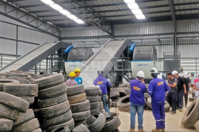 Projekt pyrolýzy odpadních pneumatik v Thajsku