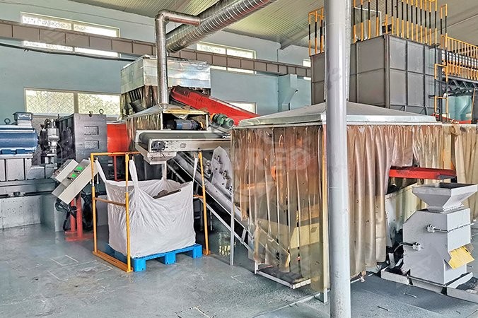 Linka na mletí pryže